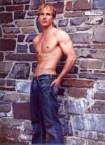 body-on-wall